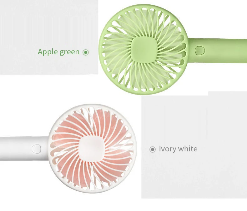 2023 Xz Dark Green Usb Rechargeable Handheld Fan Portable Mini Fan With