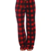 Plaid rosso e nero