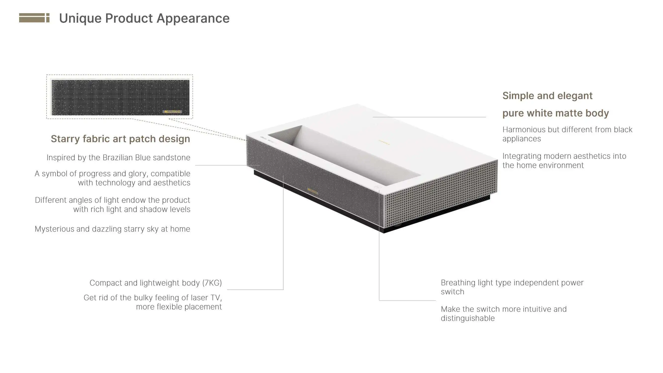 R 2023 NEW Arrival Fengmi Formovie Laser TV C3 Projector 4K 400nit Ultra Bright UST ALPD Projector 4K Home Theater