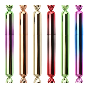 Creative Candy Shape Ballpoint Pens Cartoon Colorful Fun Candy Pen with Custom LOGO for Promotional Gift and Student Stationery