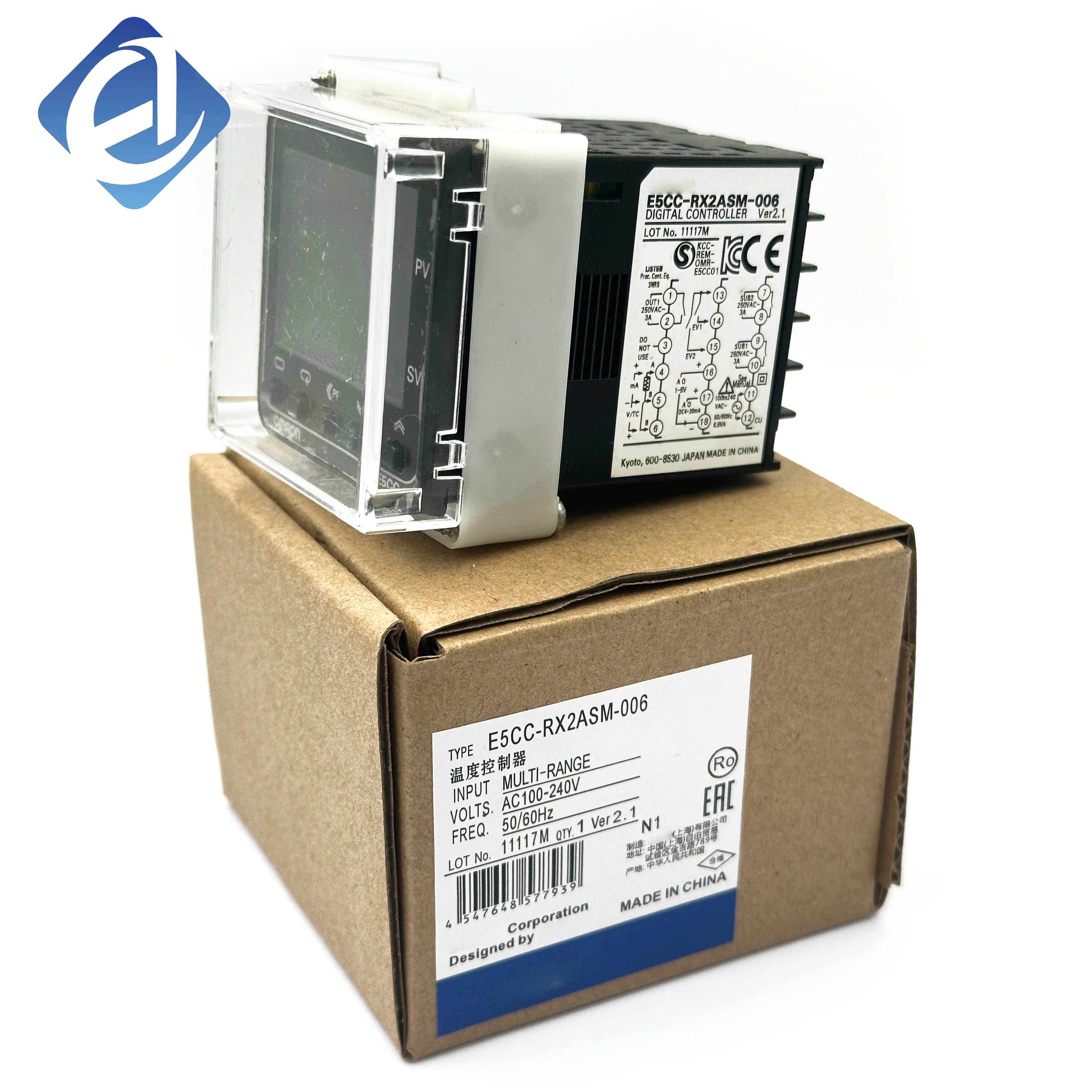 Il nuovo regolatore di temperatura Omron E5CC-RX2ASM-802 originale presenta elevata precisione, rapida risposta e forte resistenza alle interferenze. Dimensioni compatte con uscita stabile, adatto per dispositivi di riscaldamento, macchinari industriali e controllo della temperatura costante.