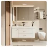 110Sintered Stone Integrated Sink + Smart Mirror Cabinet