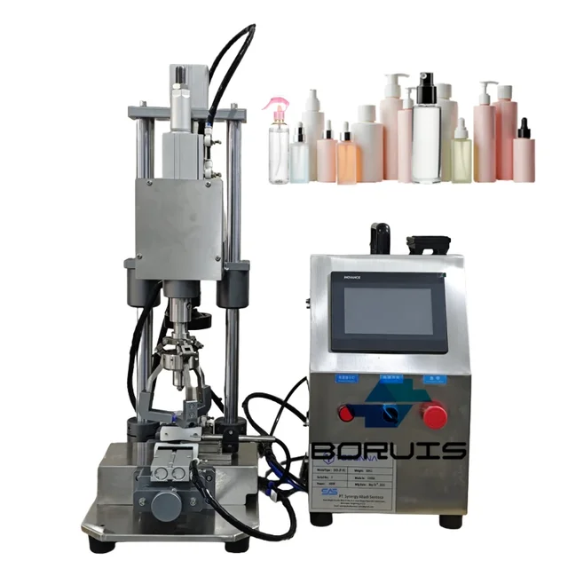 BORUIS Semi-automatic Crown Capping Machine / Glass Bottle Capping Machine / Small Bottle Semi Automatic Capping Machine