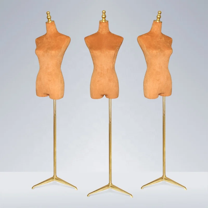 Модный Манекен на половину тела с базовым манекном женский манекен тканевым покрытием торс