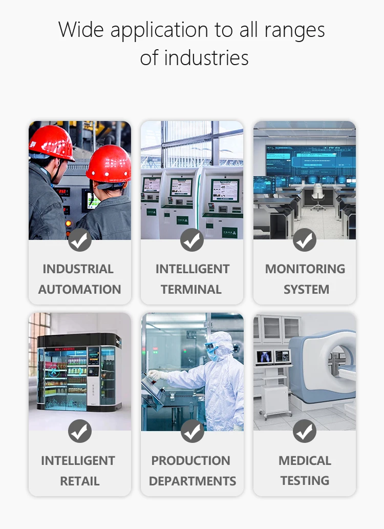 21.5 Inch IP65 Dust-proof Capacitive Touch Industrial Panel PC with 1920X1080 Resolution