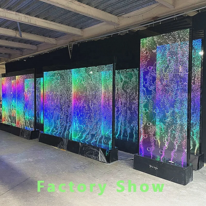 Custom Made Multi-Functional Acrylic Screens & Room Dividers Indoor Use Water Bubble Panel Divider Accept Custom Partition