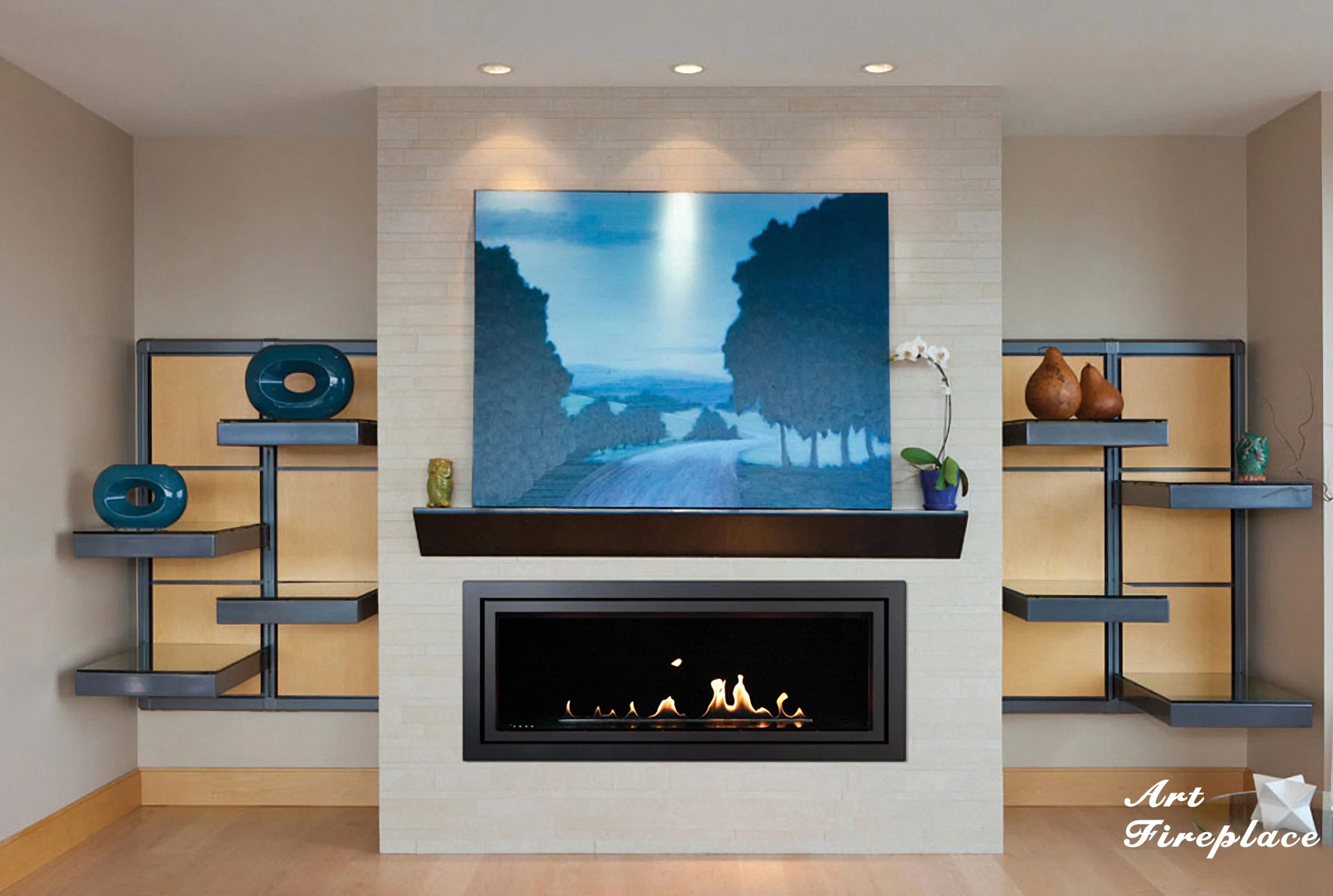 Electric Fireplace, Wall, 100-240v, 750 - detail 16