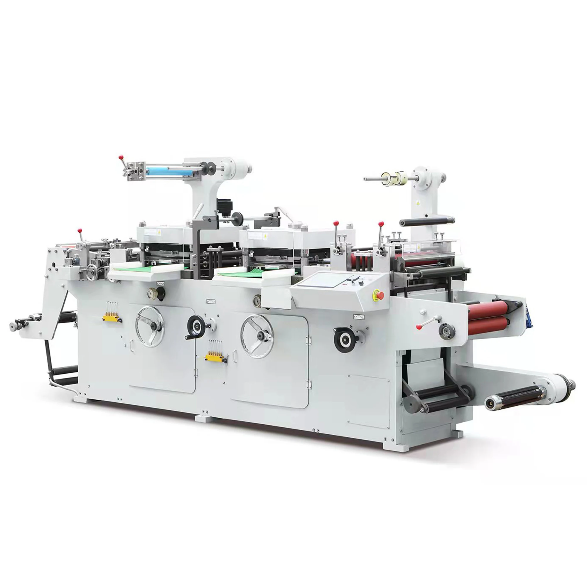 Automatic Paper Label Die Cutting and Slitting Machine Sticker Film Rotary Label Die Cutting Machine Roll to Roll