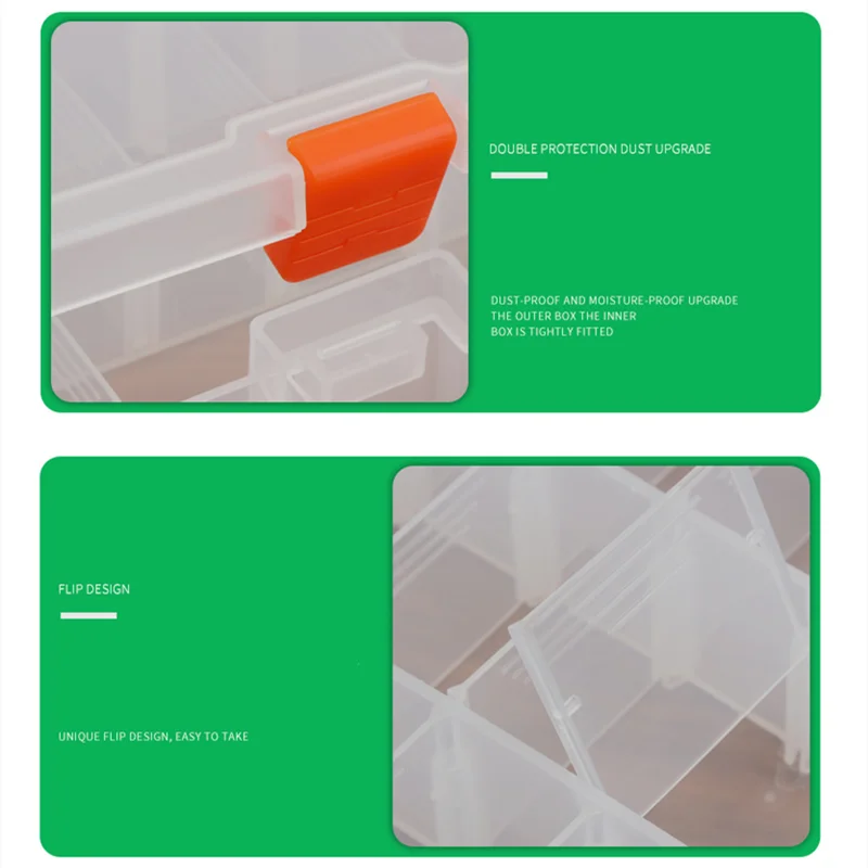 36 Grid Jewelry Storage Box Organizer with Removable Dividers ...