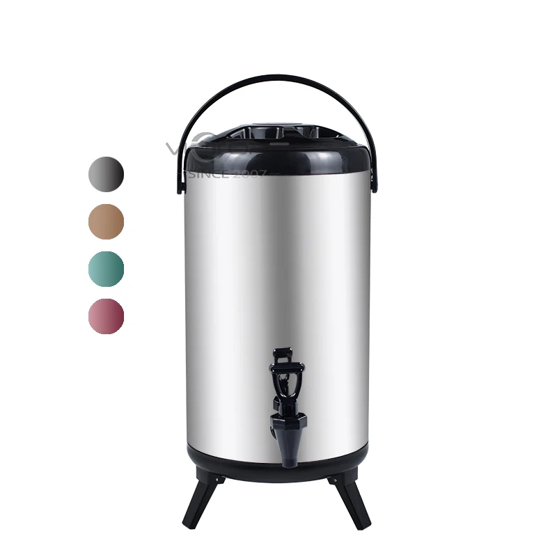 Milk Tea Thermos Bucket Stainless Steel Double Insulator Milk Tea Juic