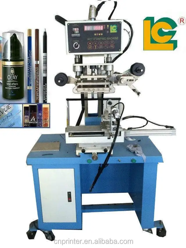 Electro-pneumatic hot foil stamping machine - 6B - LC Printing Machine  Factory Limited - for large print areas / with automatic feeder / for  leather