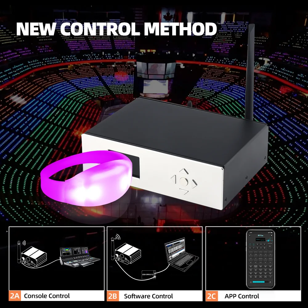 Led Bracelet Custom Logo Wristbands Remote Controlled Bracelets Flashing Lighting Concert Party Dmx Controlled Wristband