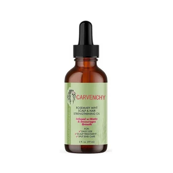 Factory Direct Sale Rosemary Mint Hair Oil Nourish Strengthening Scalp Care Organic Rosemary Oil For Hair Growth