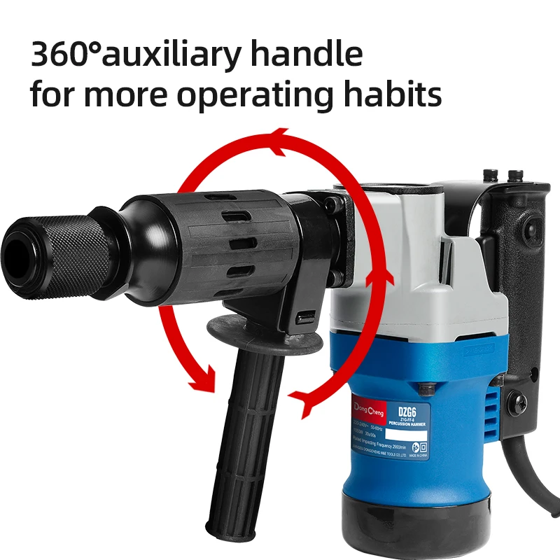 Dong Cheng Power Tools High Quality Powerful Hex 17mm Concrete Demolition Breaker Hammer