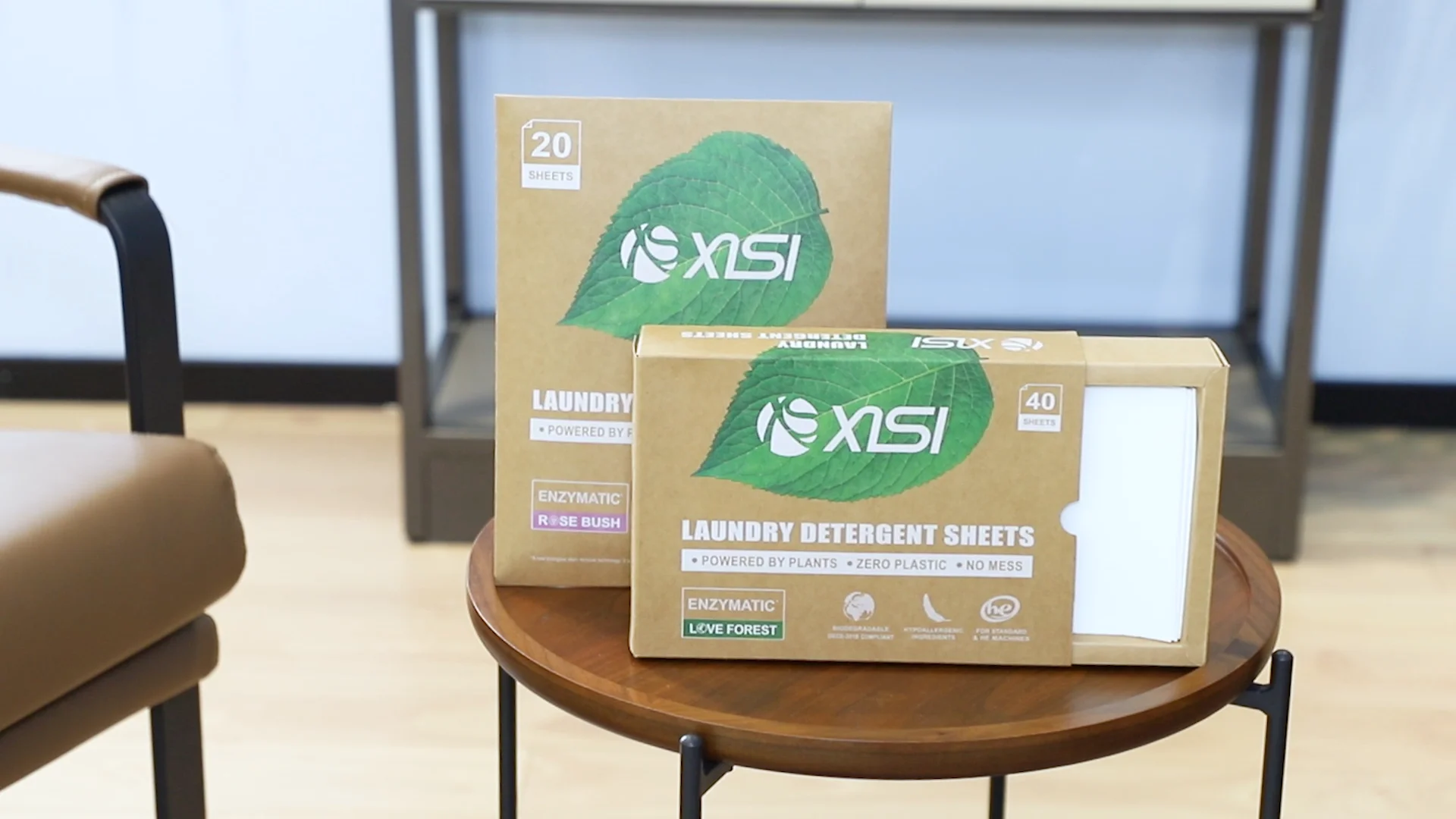 Xisi Eco Friendly Super Concentrated Laundry Detergent Sheets Dissolve