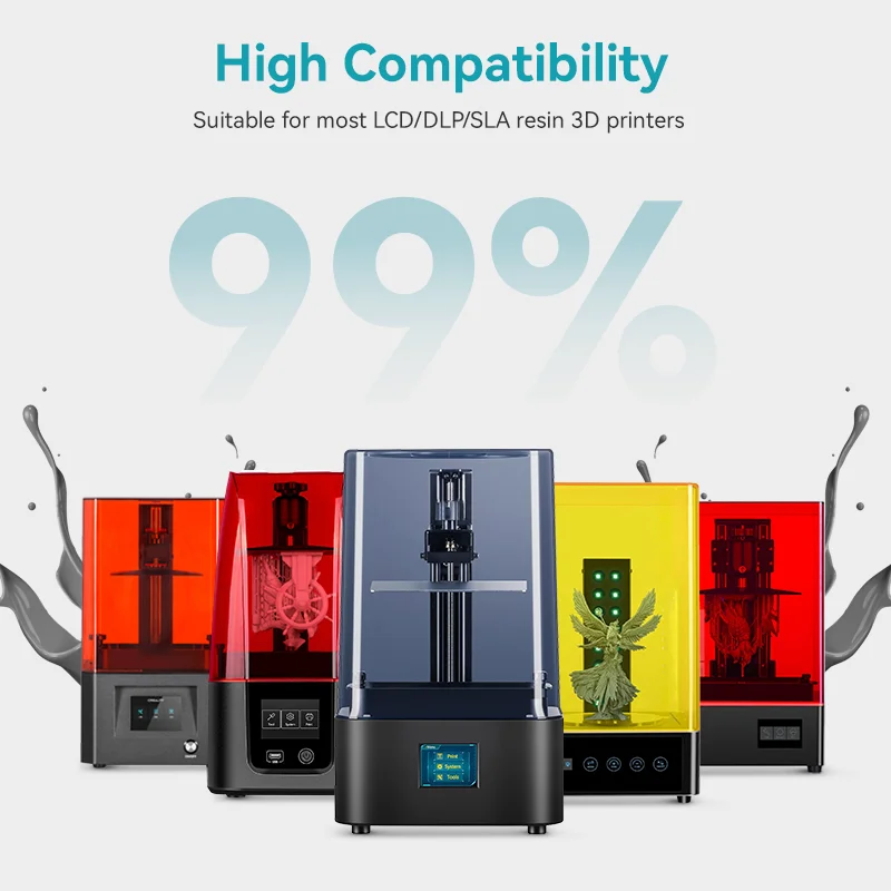 SUNLU 3D Printer Photosensitive Resin 405nm UV Sensitive Resin ABS Like 3D Printer Resin