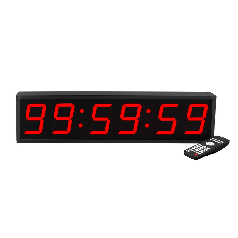 CHEETIE CP19 Large Game Clock Red LED Display Digital Chrono Stopwatch Timer with Start Stop Button