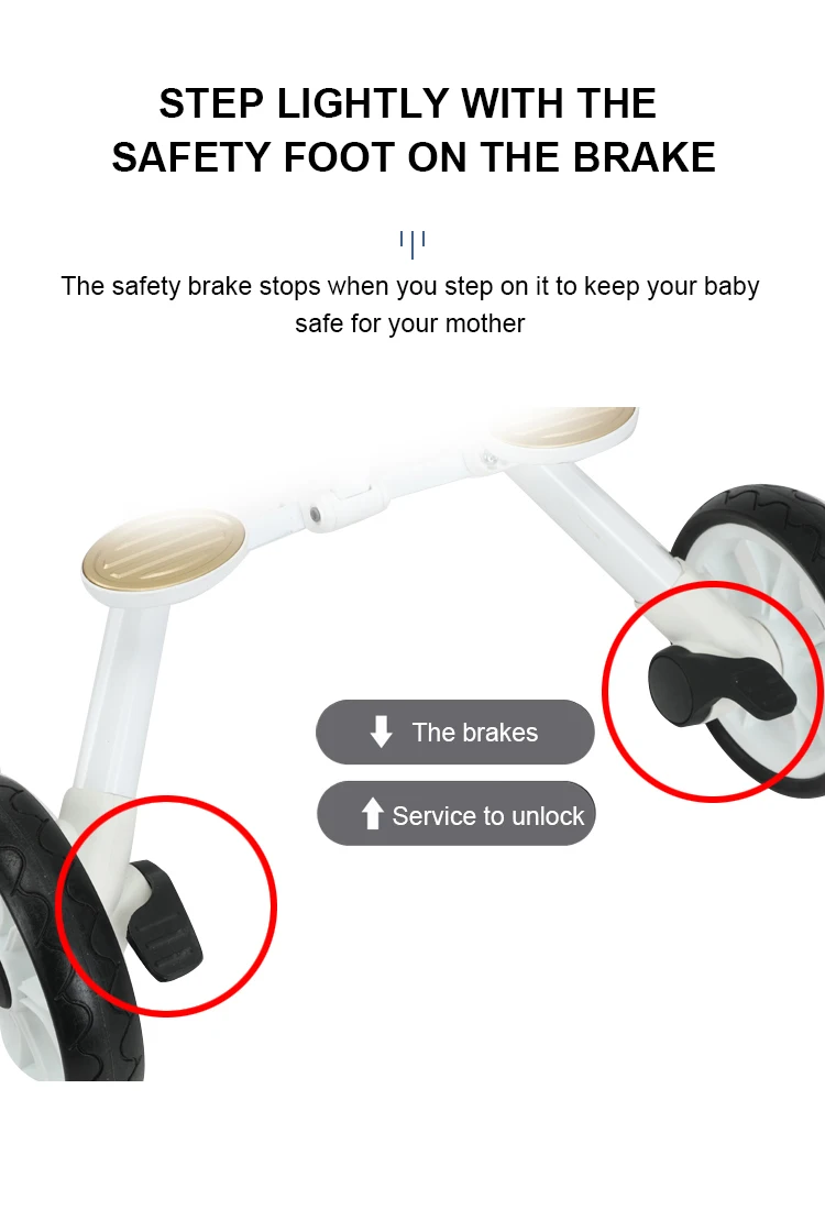 Lightweight small folding Luxury Folding baby carriage multi-functional Baby stroller