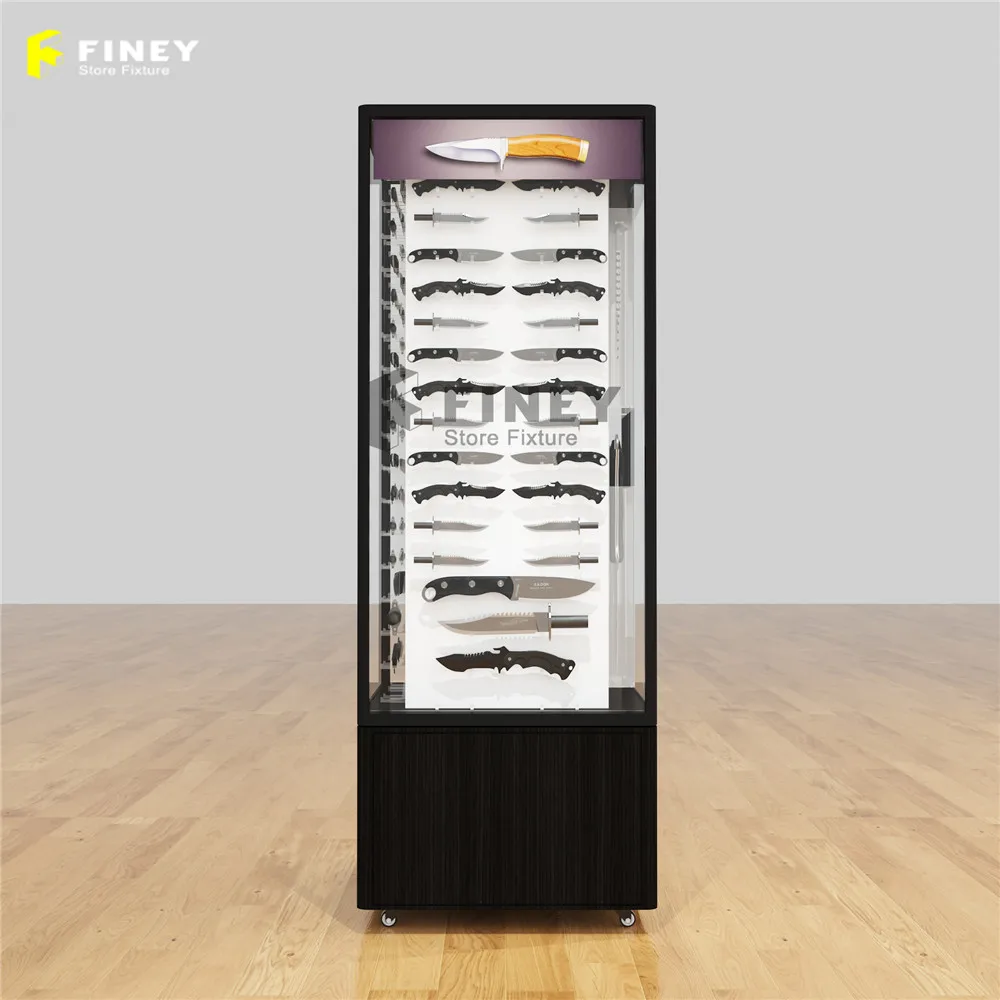 Customized Showroom Japanese Knives Acrylic Display Retail Store