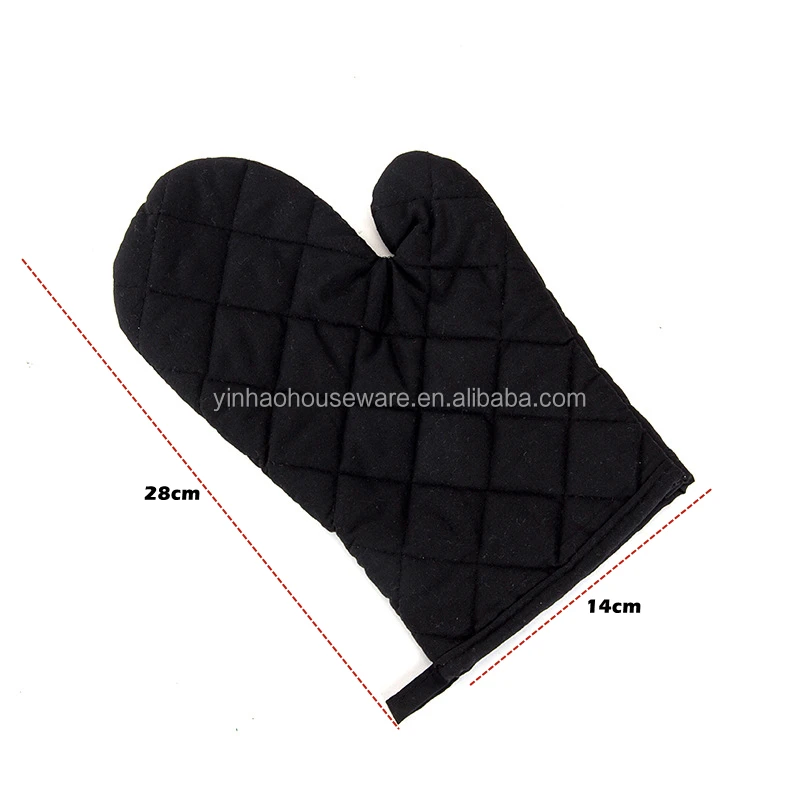 Promotional Kitchen Oven Glove Cotton Oven Mitten Gloves Heat Resistant ...
