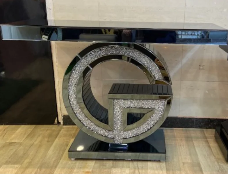 管987☆ベルギー製☆DEKNUDT☆デクヌートミラー☆ガラスコンソールテーブル 管987☆ベルギー製☆DEKNUDT☆デクヌートミラー☆ガラスコンソール