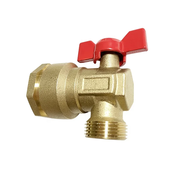China Factory Customized DN20 Male Thread Brass Angle Type Stop Valve