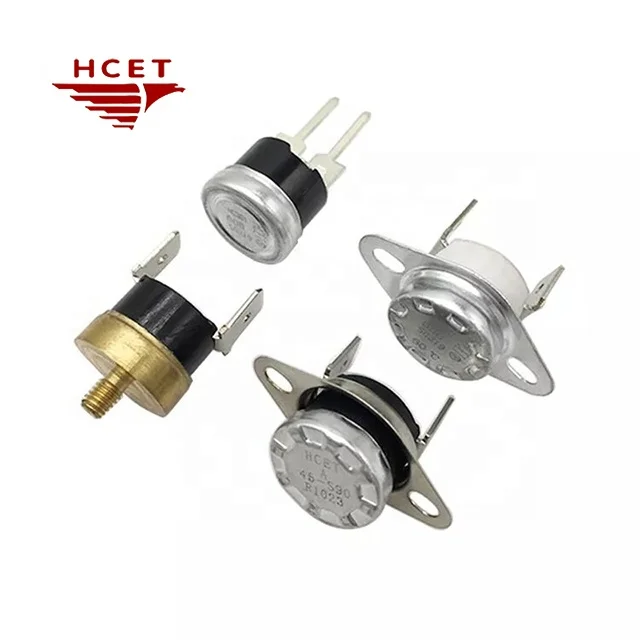 HCET KSD301 Electronic Auto Reset Thermostat 250V 10A 16A Bimetal Temperature Switch for Coffee Pot Electric for Car Household