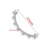 Steel silver color-43mm