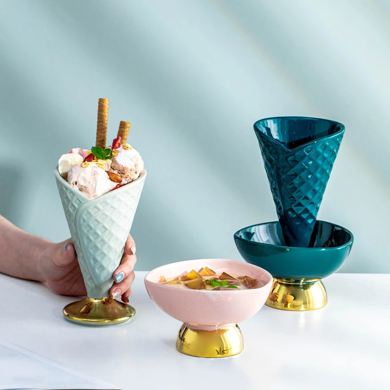 Personalized Design Restaurant Yogurt Pudding Dessert Bowl Ice Cream Bowl Ceramic Bowls
