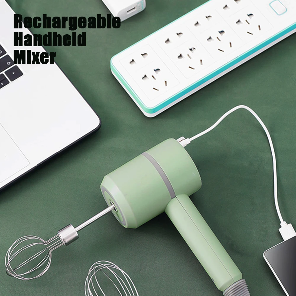 Portable Wireless Whisk Electric Food Mixer Hand Blender High