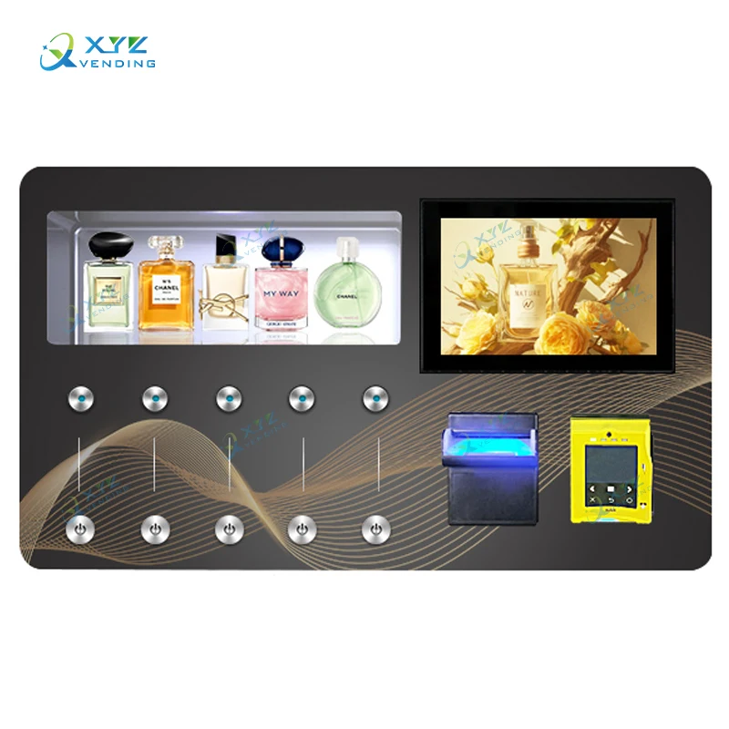 Latest Sample Wall Mounted Cologne Vending Machine XYZ Cologne and Perfume Vending Machine