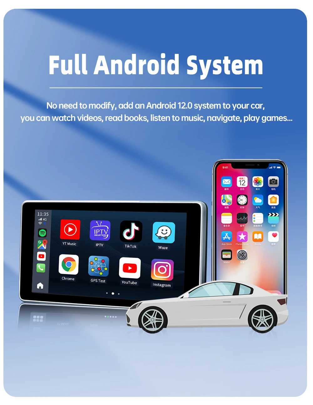 Tbox Android 13wireless Carplay 8g128gb Qcm6125 Carplay Ai Box