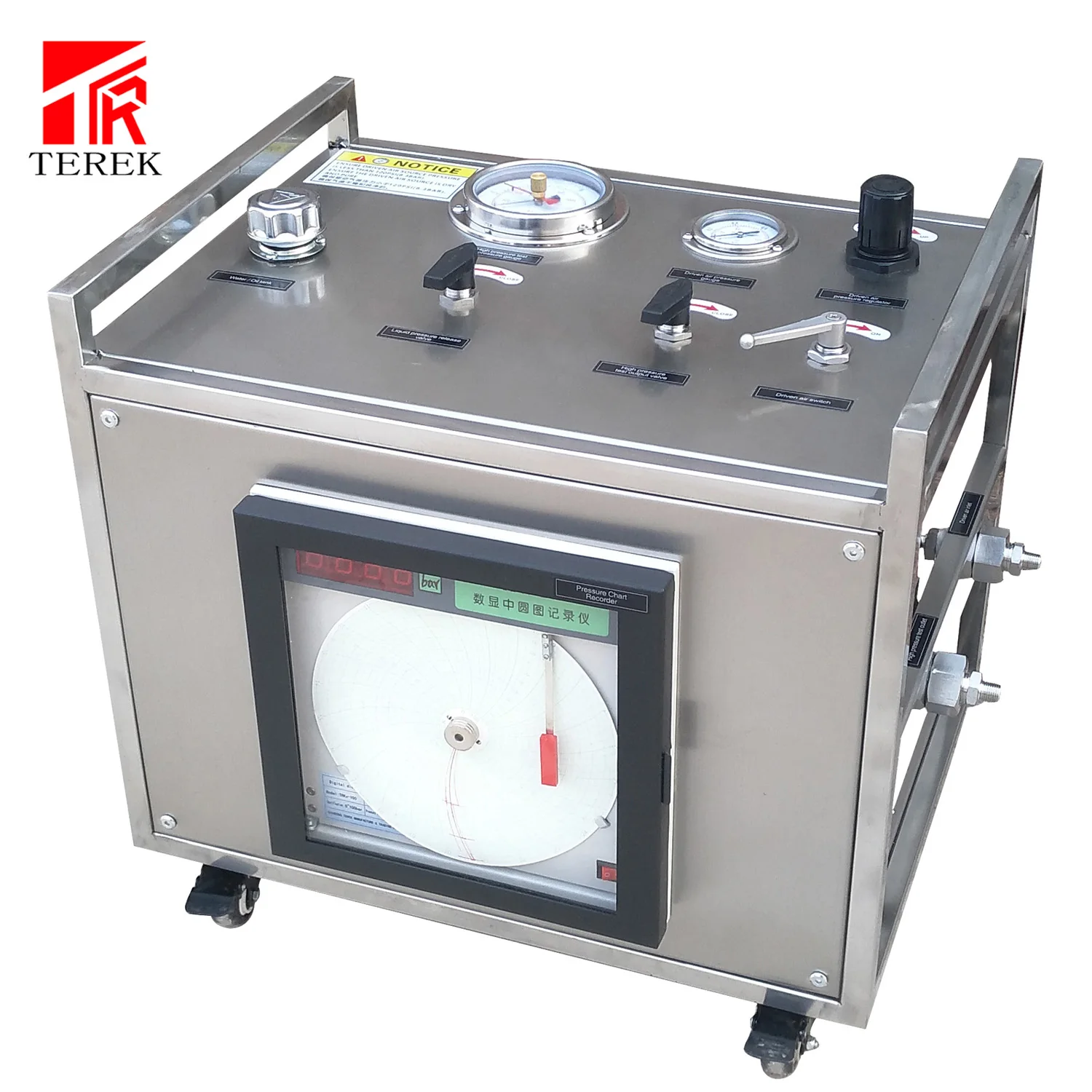 60000psi Hydrostatic Testing Machine With Pressure Chart Recorder Buy