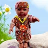 Flower clothed boy