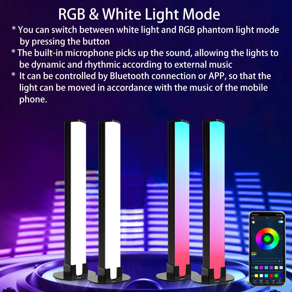 product smart app music rhythm light led desktop atmosphere light rgb night light for game tv background wall bedroom decor table lamp-42