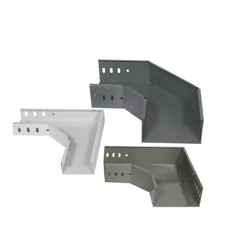 Powder Coating Elbow Solid  Horizontal 90 Degrees Bends Through Cable Tray
