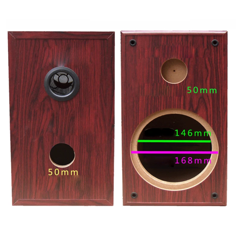 Oem Odm 6.5 Inch Subwoofer Wood Speaker Box Empty Case Audio Car