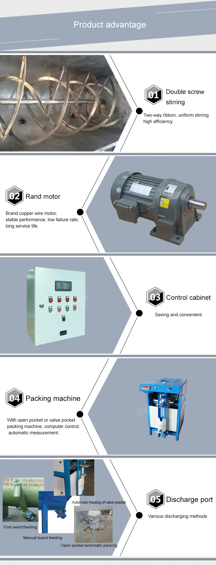 Low Price Dry Powder Ribbon Mixer 100kg Ribbon Blender Lab Detergent
