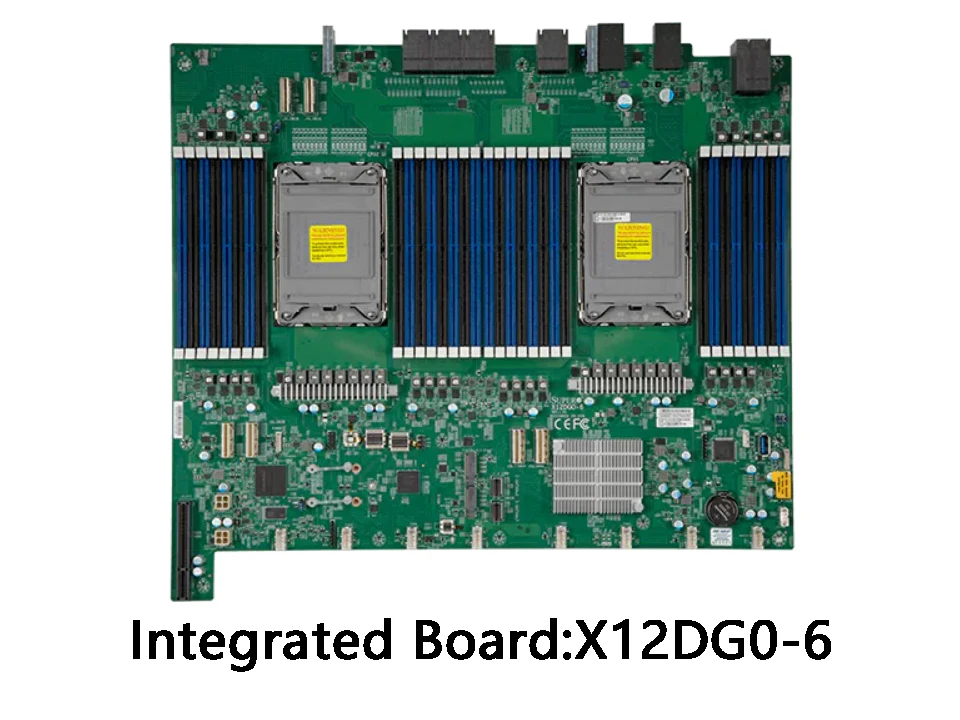 Original Supermicro 8U GPU Server with 8x A100 GPUs and 32 DIMM Slots for AI HPC