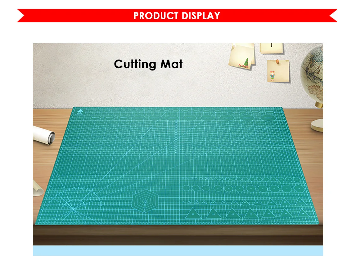 1m×2m PVC Scale Cutting Pad Double-Sided Self-Healing Plate