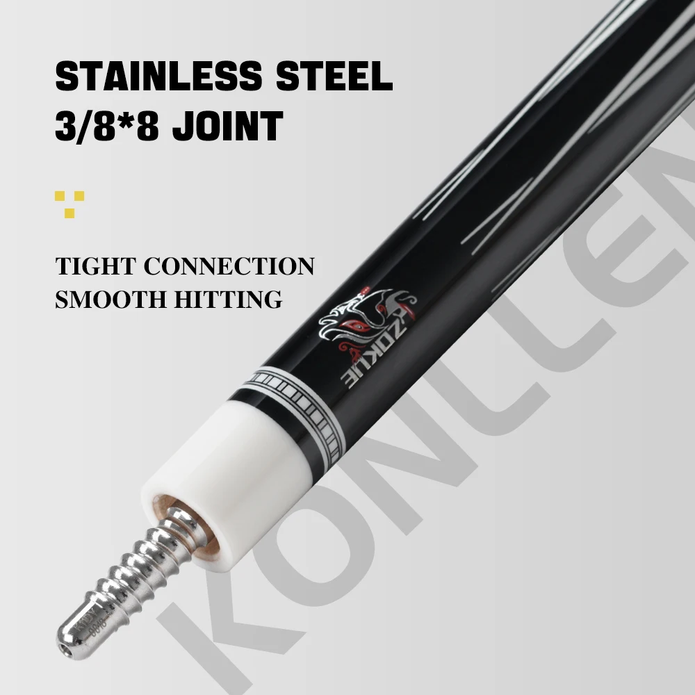 Konllen ドラゴン ビリヤード プールキュー 147cm 10.5mm/11.5mm/12.5