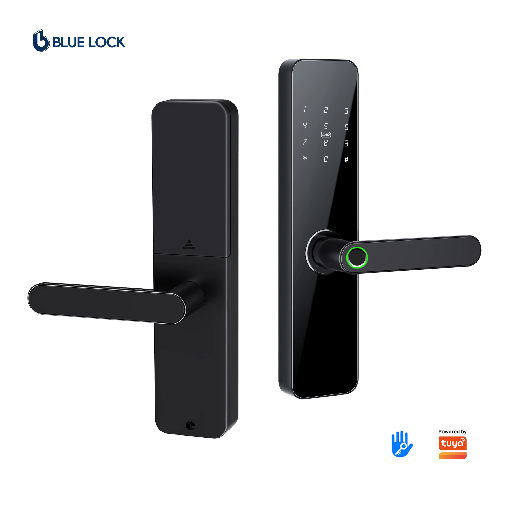 Bluelock Wooden Door Smart Lock TTlock Digital Biometric Fingerprint Keyless Entry for Steel/Aluminum Alloy Doors Home Security