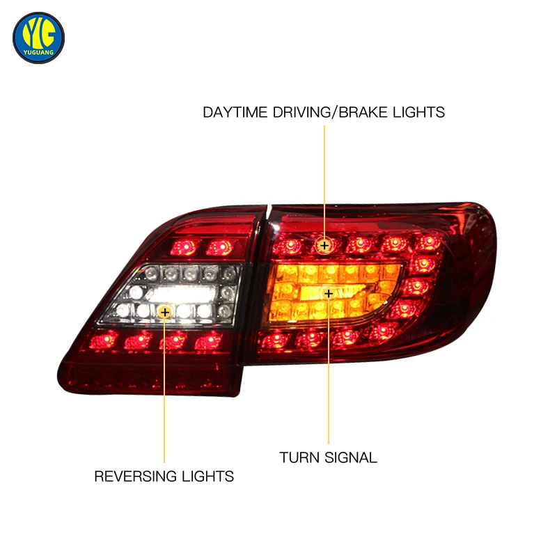 USテールライト LEDリアテールライトランプアセンブリ4P 2013キアスポーテージR LED Rear Tail Light Lamp Assembly 4p for 2011 2013 KIA Sportage R USテールライト Audi A7 Cherry 2012-2018 LEDの動的ターン信号のため