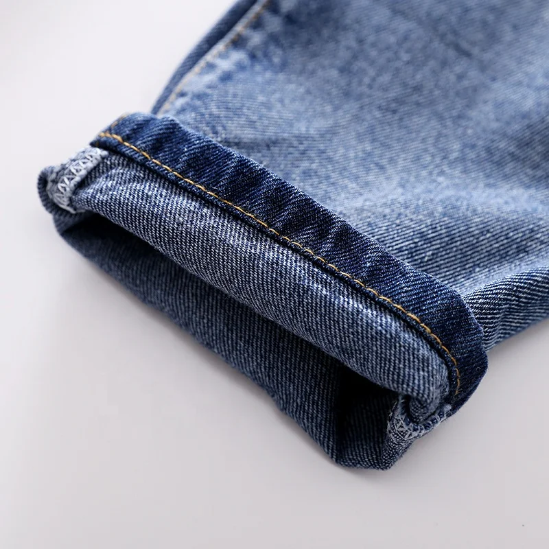 ChengXi 2019 новый дизайн, модные темно-синие брюки для малышей, джинсы для маленьких мальчиков, оптовая продажа