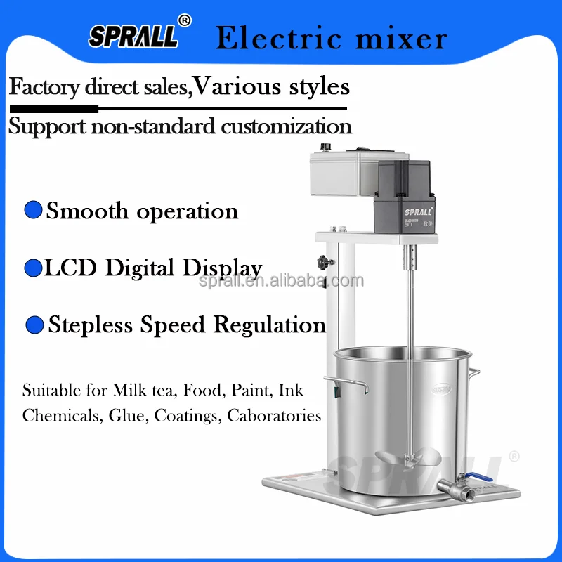 Sprall Various Styles Blenders Of Manual Lifting Stirrers Electric Mixers With Stands Agitators