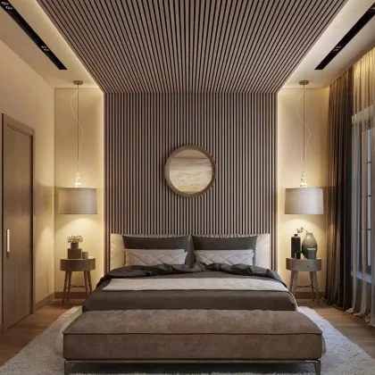 Акустическая панель из натурального дуба с высококачественным звукопоглощающим материалом, деревянные стеновые панели