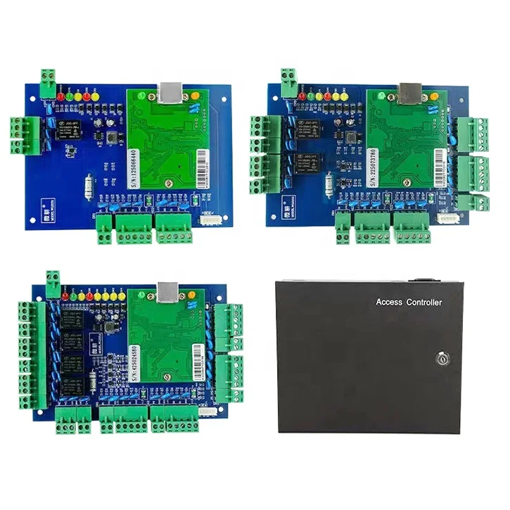4 Doors Wiegand Access Control Panel Board Controller Access Control System Board Software Programs