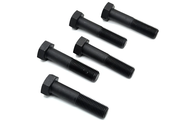 Black Hex Screw Bolts and Nuts Din933 M6 Bouten M10 Tuerca Y Perno Fasteners M12 M13 Hexagon Bolts 18X80 Mm 8.8 Hex Head Bolt factory