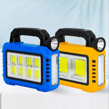portable rechargeable searchlight strong light flashlight outdoor camping lighting emergency  light