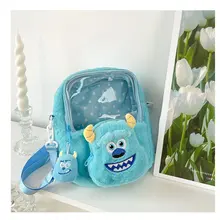 Toy Story Cartoon Strawberry Bear Alien Plush Bags Large Capacity Backpack Shoulder Bag Cute Travel Plushie Bag Girls Gift